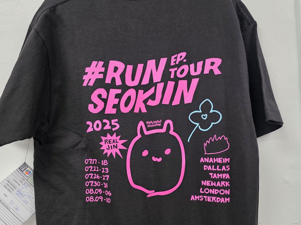 Screen-printed retail tee